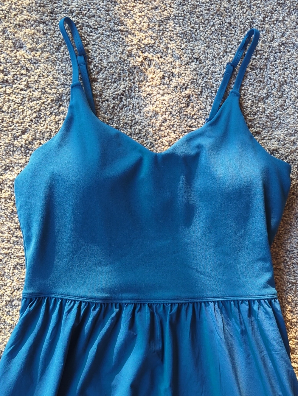 Athleta Elation Hybrid Midi Dress - Lapis Blue S - Picture 2 of 6